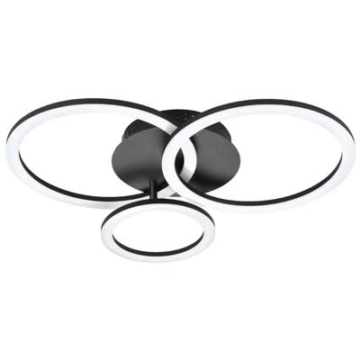 Eglo PlafondlampZigbee Parrapos-Z 54,5x44,5cm zwart - 900321