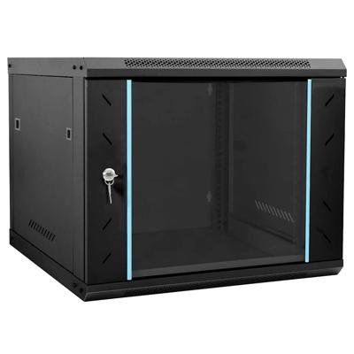Netwerk kabinet met opslag Zwart 60 x 60 x 50 cm Staal