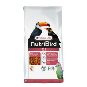 Nutribird T16 voor grote vruchten- en insectenetende vogels 10 kg
