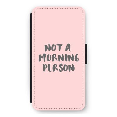 Morning person: iPhone 11 Flip Hoesje