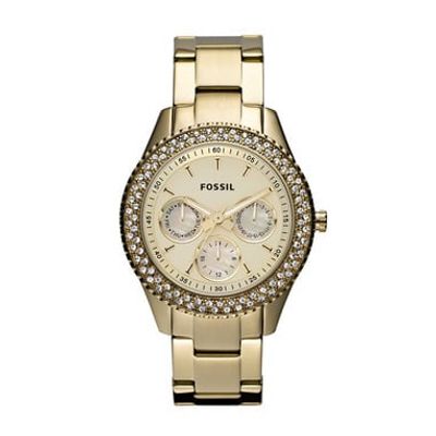Horlogeband Fossil ES3101 Staal Doublé 18mm