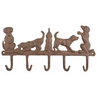 HANGER 5 HONDEN GIETIJZER 35,5X2,5X17,5 CM