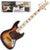 Vintage VIP-V495SB Coaster Series 5-string 3-Tone Sunburst Bass Pack vijfsnarige basgitaar set met versterker