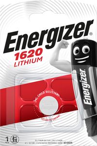 Energizer knoopcel CR1620, op blister