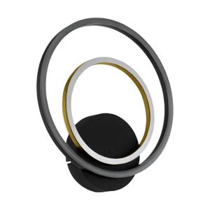 Stars of Light Wandlamp met ringenLanacera zwart met goud - 390088