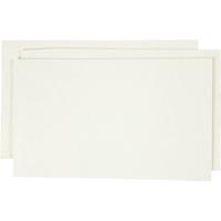 Creativ Company Papier pulp, vel 20x12 cm, off-white, 100 gr/ 1 doos