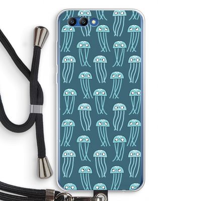 Kwallie: Honor 10 Transparant Hoesje met koord