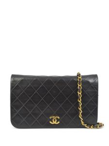 CHANEL Pre-Owned sac porté épaule Full Flap (1997) - Noir