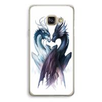 Yin Yang Dragons: Samsung Galaxy A3 (2016) Transparant Hoesje