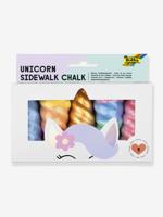 Set van 5 stoepkrijt LICORNE FOLIA meerkleurig
