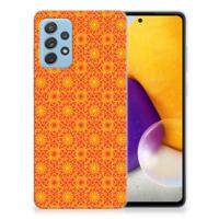 Samsung Galaxy A72 | TPU bumper | Batik Oranje