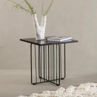 Nohr Salontafel 'Ashlynn' 40 x 40cm, kleur Zwart