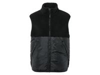 LIVERGY Heren teddy bodywarmer (XL, Zwart)