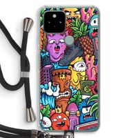 Vexx Mixtape: Pixel 5 Transparant Hoesje met koord