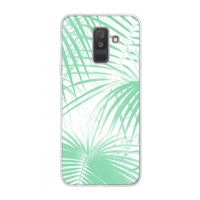 Palmbladeren: Samsung Galaxy A6 Plus (2018) Transparant Hoesje