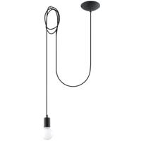 Hanglamp EDISON 1 zwart