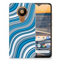 Nokia 5.3 TPU bumper Waves Blue