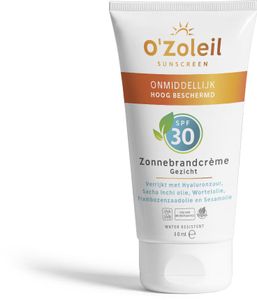 O&apos;Zoleil Zonnebrandcrème Gezicht SPF30