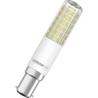 OSRAM HOMELIGHTING 4099854266799 LED-lamp Energielabel E (A - G) B15d Batterij 8 W = 75 W Warmwit (Ø x h) 18 mm x 90 mm 1 stuk(s)