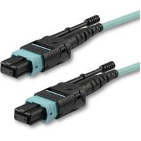 StarTech.com MPO12PL2M Glasvezel kabel 2 m MPO/MTP OM3 Aqua-kleur