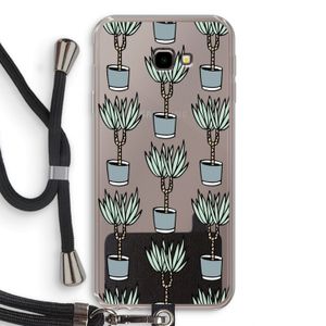 Boompje: Samsung Galaxy J4 Plus Transparant Hoesje met koord