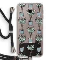 Boompje: Samsung Galaxy J4 Plus Transparant Hoesje met koord