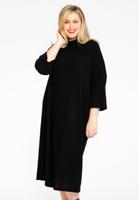 Yoek Pullover-jurk | Zwart | Maat 54/56
