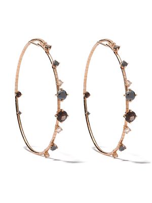Mattia Cielo boucles d'oreilles Rugiada en or rose 18ct et diamant
