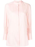 SHIATZY CHEN chemise en coton à broderies - Rose - thumbnail