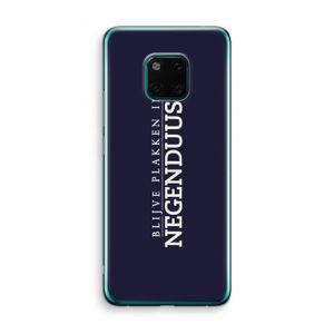 Blijve plakken in Negenduust: Huawei Mate 20 Pro Transparant Hoesje