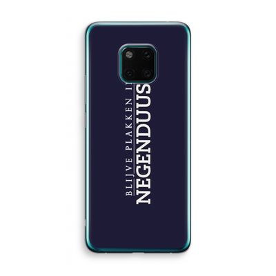 Blijve plakken in Negenduust: Huawei Mate 20 Pro Transparant Hoesje