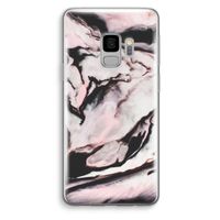 Roze stroom: Samsung Galaxy S9 Transparant Hoesje