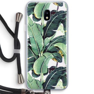Bananenbladeren: Samsung Galaxy J3 (2017) Transparant Hoesje met koord