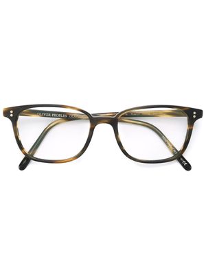 Oliver Peoples lunettes de vue "Maslon" - Marron