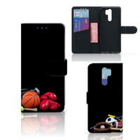 Xiaomi Redmi 9 Wallet Case met Pasjes Sports - thumbnail