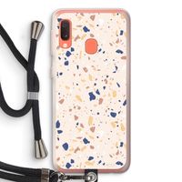 Terrazzo N°23: Samsung Galaxy A20e Transparant Hoesje met koord