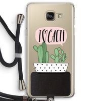 I love cacti: Samsung Galaxy A5 (2016) Transparant Hoesje met koord