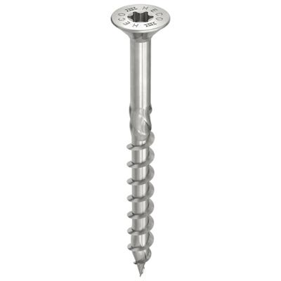 HECO TOPIX-plus schroeven - platkop RVS A2 - 4x30/18 mm - Torx T-20 (HD20) - deeldraad - 200 st