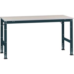 Manuflex AU6097.7016 Werk aanschuiftafel universele standaard met kunststof plaat, bxdxh = 1750 x 1000 x 760-870 mm Antraciet