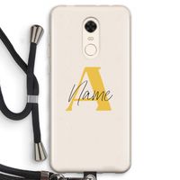 Amber Script: Xiaomi Redmi 5 Transparant Hoesje met koord
