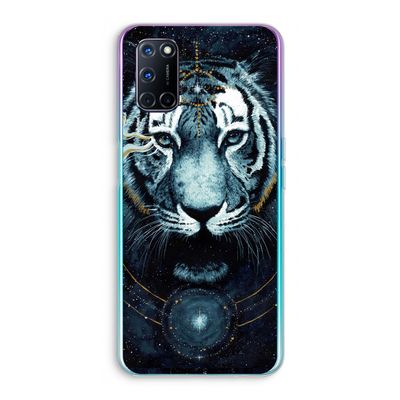 Darkness Tiger: Oppo A92 Transparant Hoesje