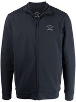 Paul & Shark sweat zippé à logo imprimé - Bleu