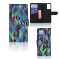 Xiaomi Redmi Note 10 Pro | Book Case | Abstract Green Blue