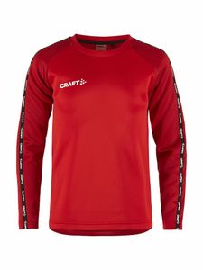 Craft 1912736 Squad 2.0 Crewneck Jr - Bright Red/Express - 146/152