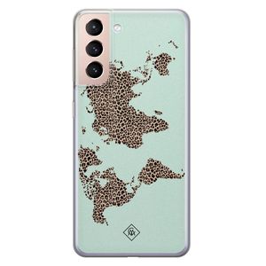 Samsung Galaxy S21 Plus siliconen hoesje - Wild world