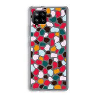 Colored Giraffe: Samsung Galaxy A42 5G Transparant Hoesje