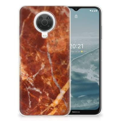 Nokia G20 | G10 | TPU | Siliconen hoesje | Marmer Bruin
