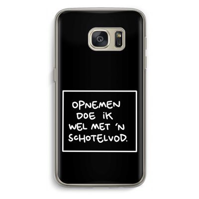 Schotelvod: Samsung Galaxy S7 Transparant Hoesje