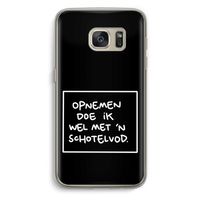 Schotelvod: Samsung Galaxy S7 Transparant Hoesje
