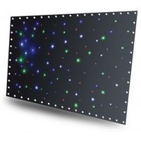 Beamz SparkleWall LED96 sterrendoek 3x 2m met gekleurde LEDs